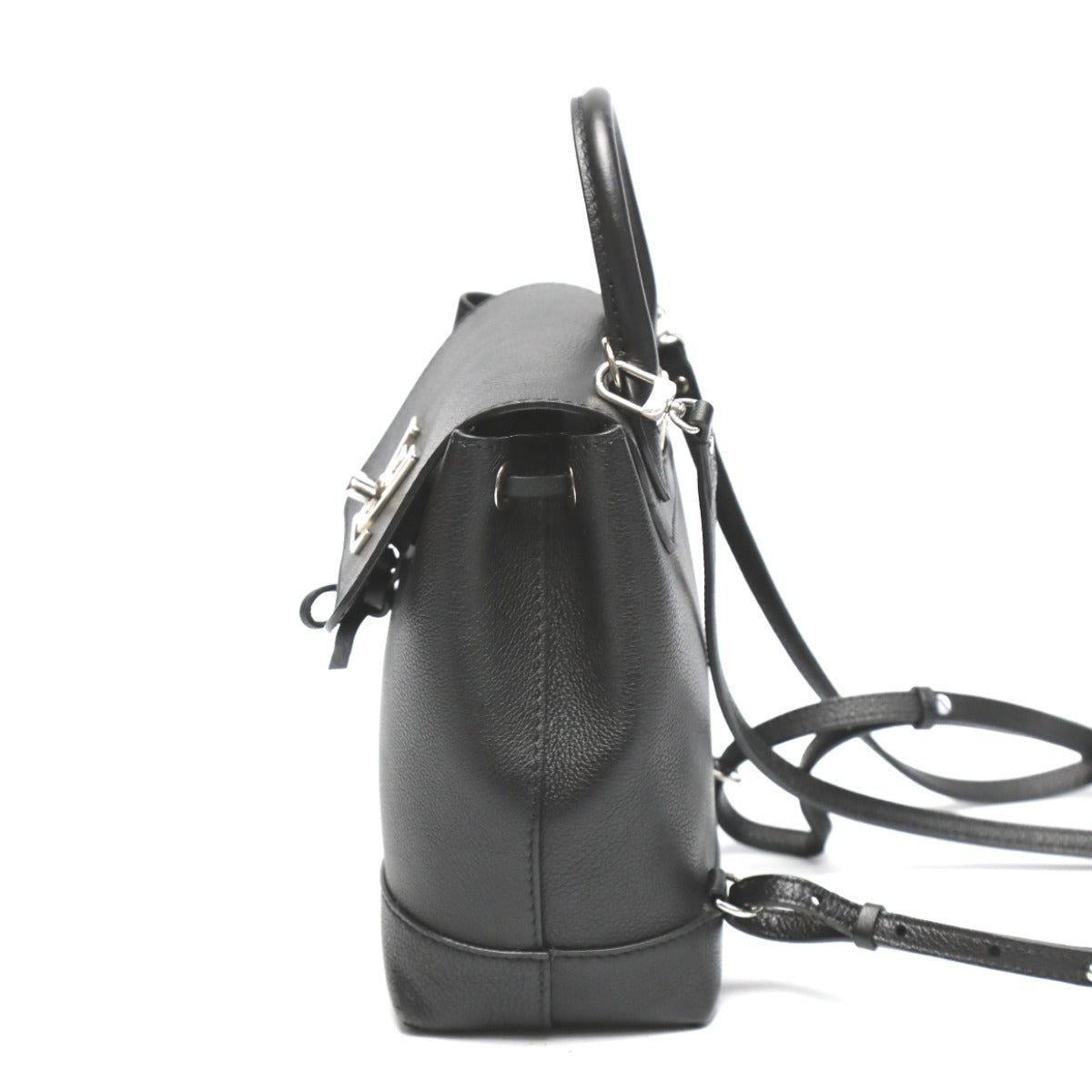 LOUIS VUITTON Backpack M54573 leather Noir Lock Me Bag Taurillon Clemence bag mini Women