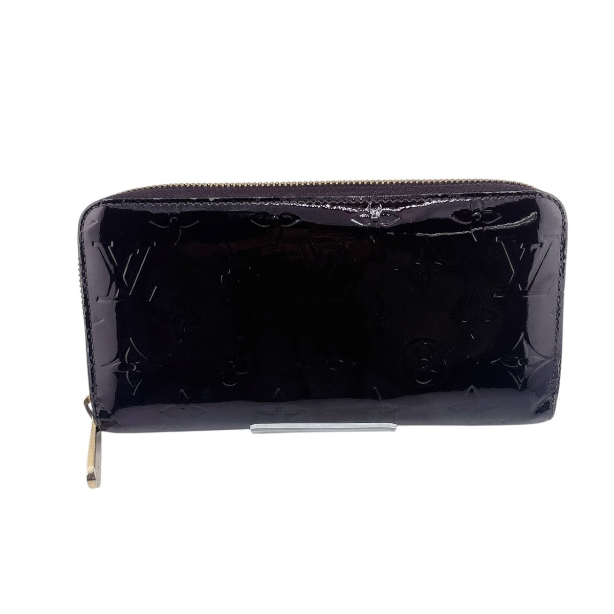 LOUIS VUITTON Long Wallet Purse M93522 Monogram Vernis Amarrant Zip Around Monogram Vernis Zippy wallet Women