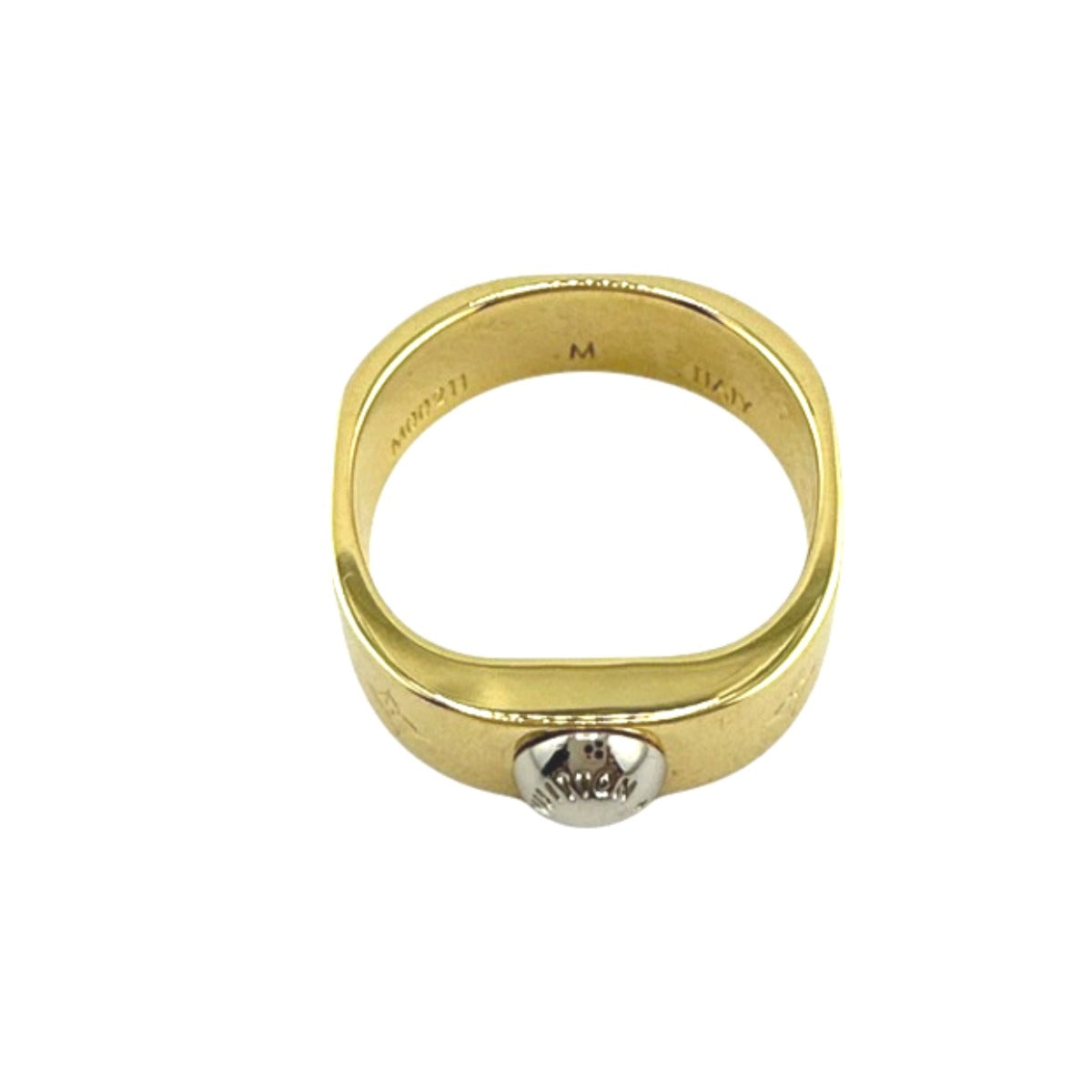 LOUIS VUITTON Ring M00211 Gold Plated gold ring Nanogram M size unisex(Unisex)