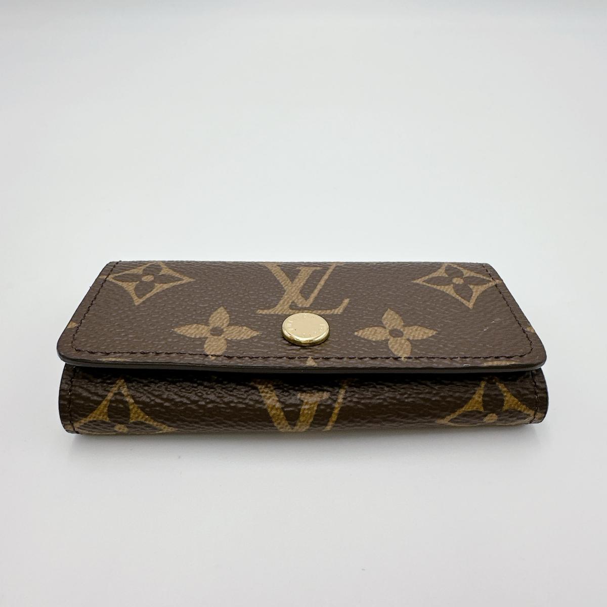 LOUIS VUITTON Key case Key holder  M69517 Monogram canvas Brown for 4 Monogram Multicles4 unisex(Unisex)