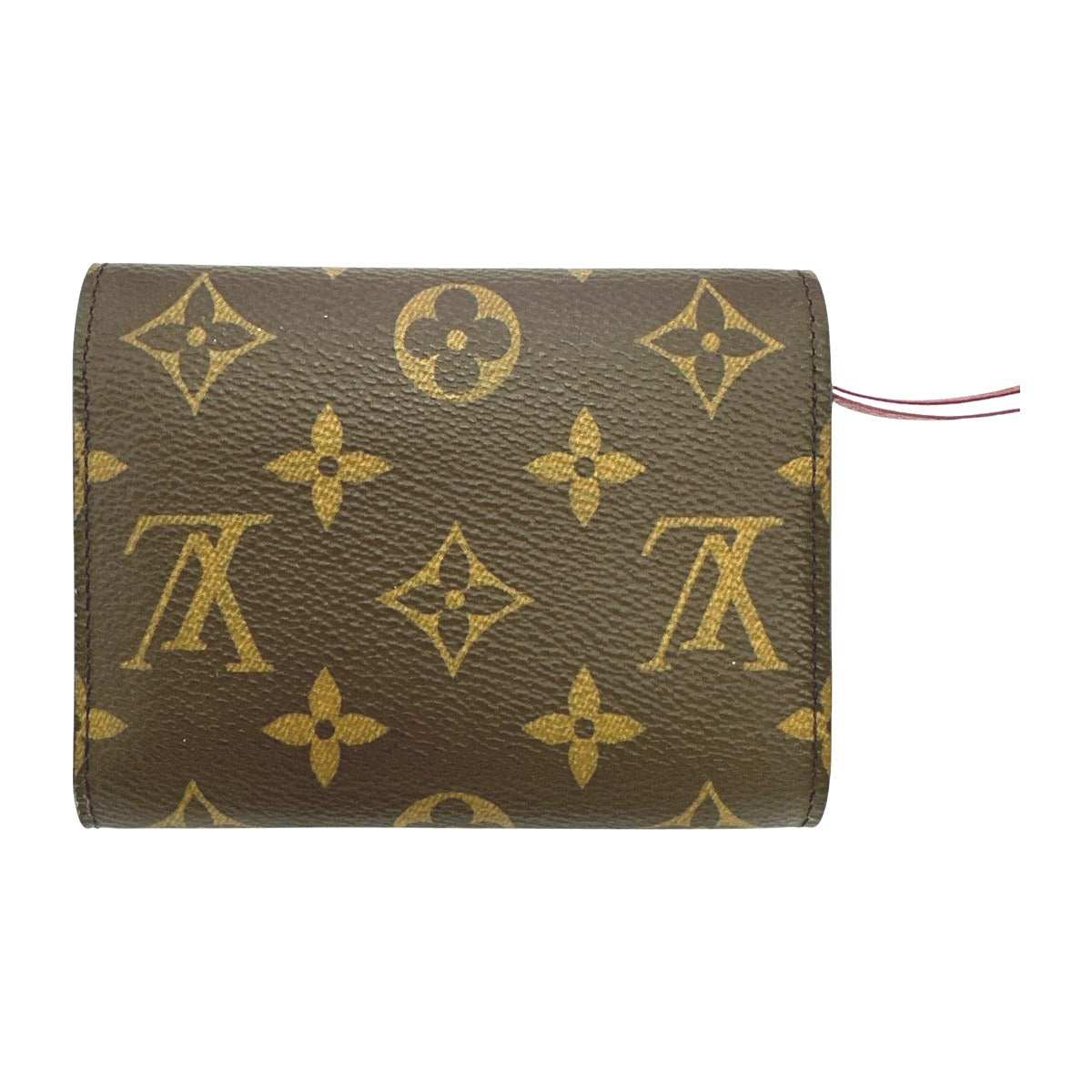 LOUIS VUITTON Coin case M41938 Monogram canvas Red Coin purse with Card Case Monogram Portefeuille Victorine Women