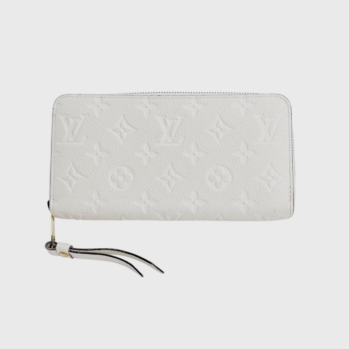 LOUIS VUITTON Long Wallet Purse M93437 Monogram Ann Platt Neige Zip Around Monogram Portefeuille Scullet Ron unisex(Unisex)