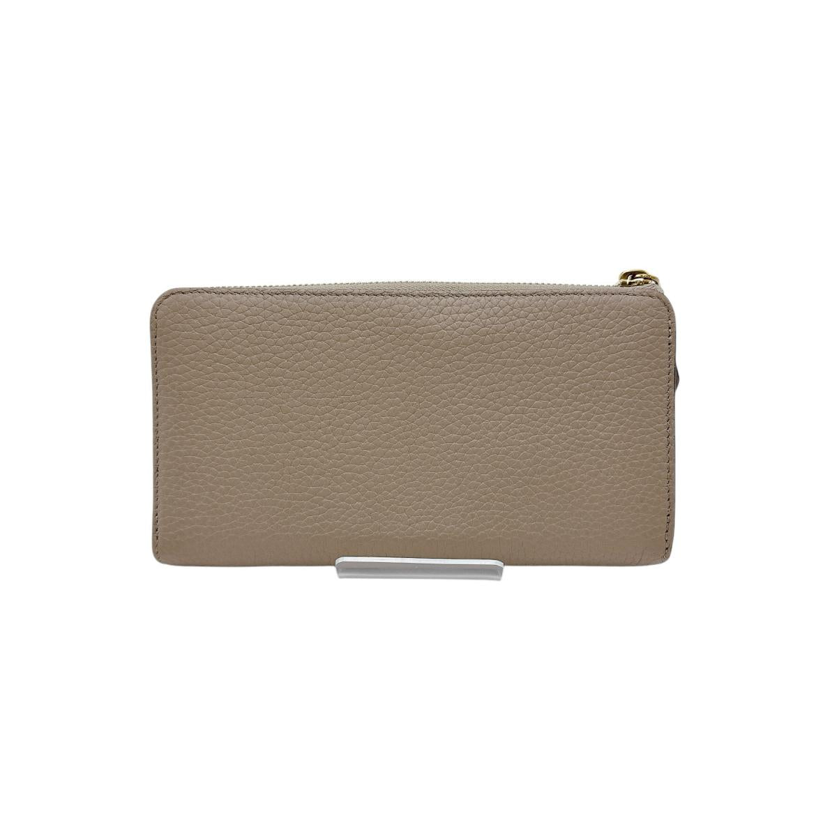 LOUIS VUITTON Long Wallet Purse M63104 Cowhide beige L-shaped fastener Taurillon Clemence Leather Portefeuille Comet Women(Unisex)