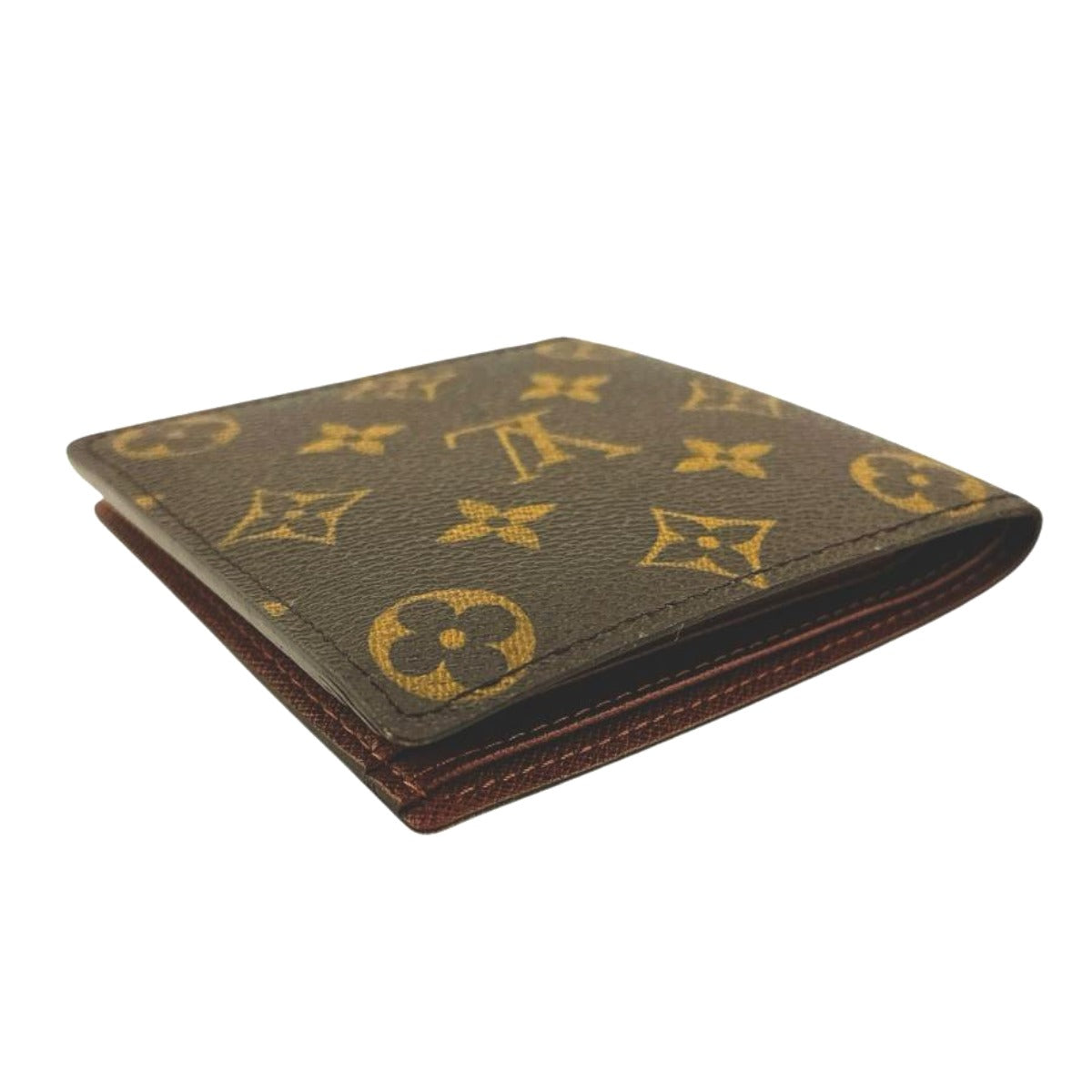 LOUIS VUITTON Bifold Wallet M61675 Monogram canvas Brown Bifold Wallet Monogram Includes Marco Coin Pocket unisex(Unisex)