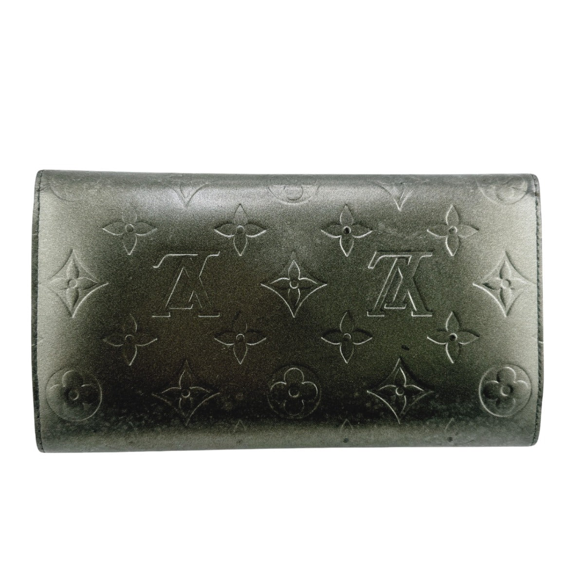 LOUIS VUITTON Tri-fold wallet M65102 Monogram mat Noir Tri-fold wallet Monogram Porfeuil unisex(Unisex)