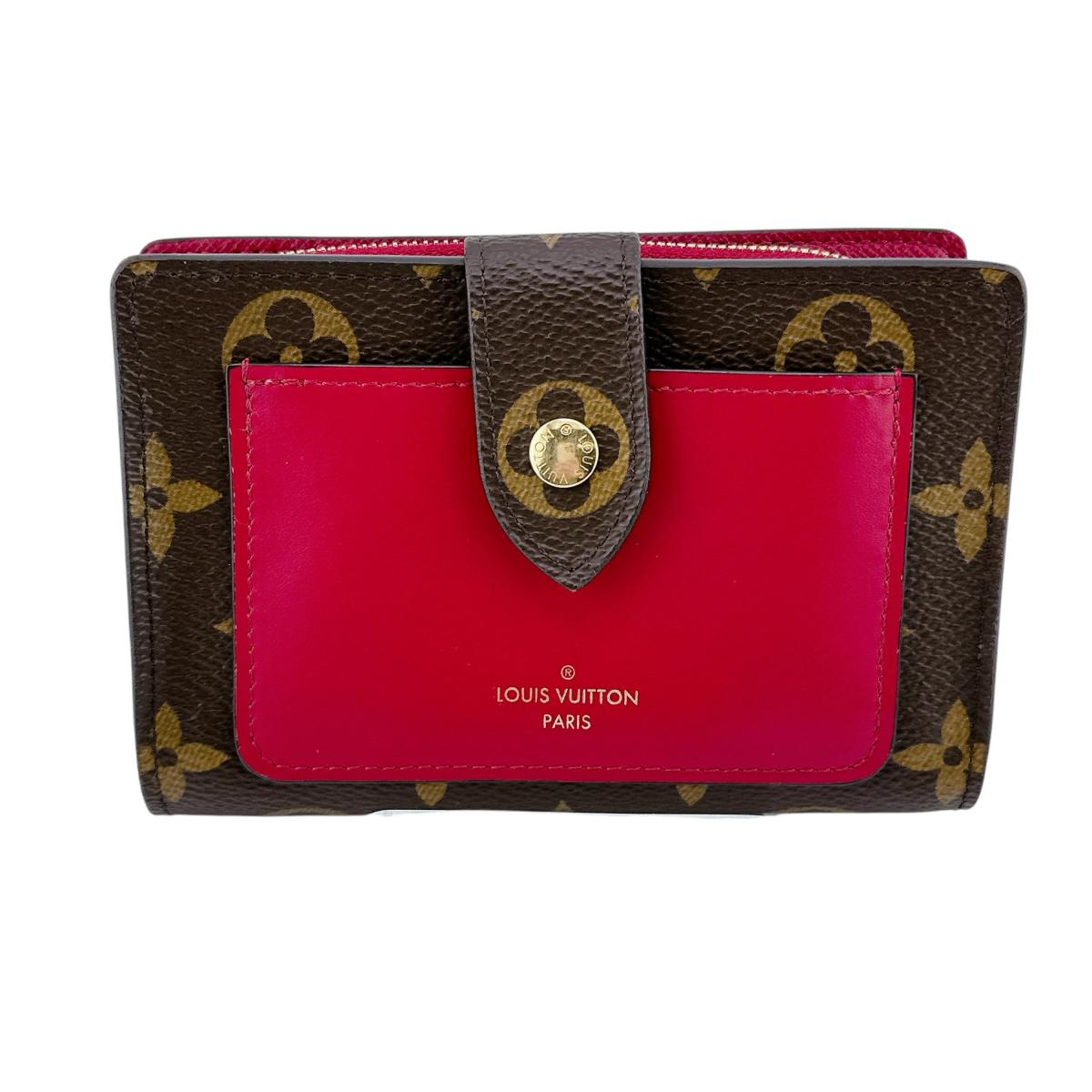LOUIS VUITTON Bifold Wallet M69433 Monogram canvas Fuchsia Bifold Wallet Monogram Portefeuille Juliet Women