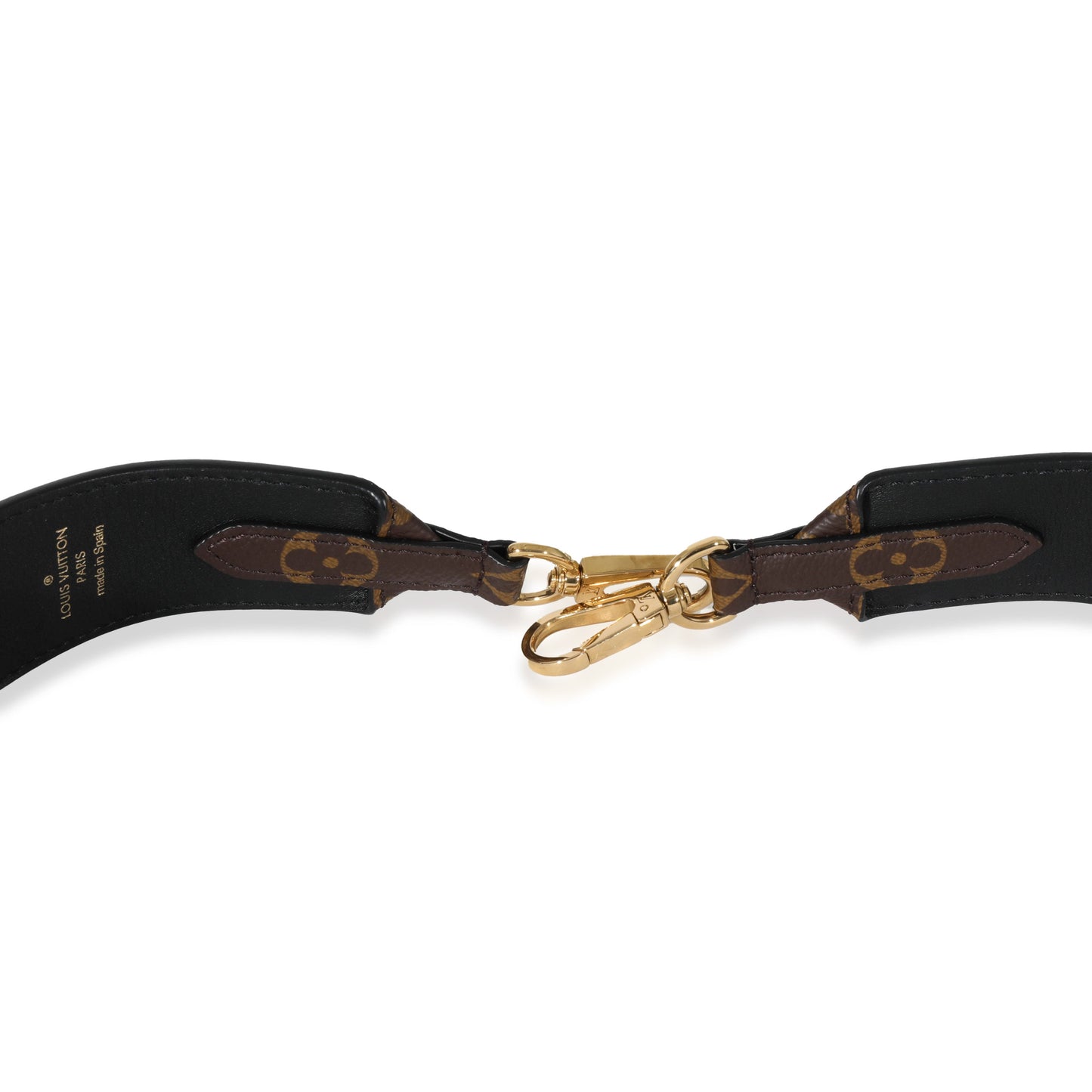 Louis Vuitton Louis Vuitton Black Monogram Canvas Bandoulière Strap
