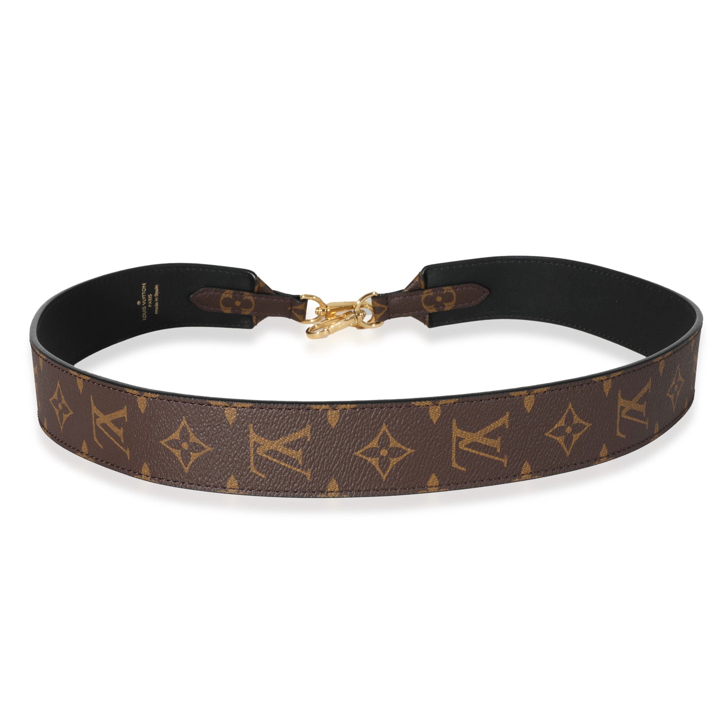 Louis Vuitton Louis Vuitton Black Monogram Canvas Bandoulière Strap