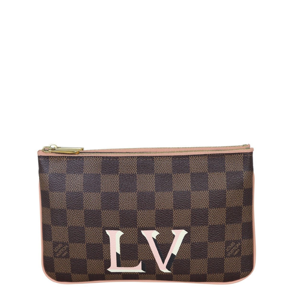 Louis Vuitton Double Zip Pochette Damier Ebene