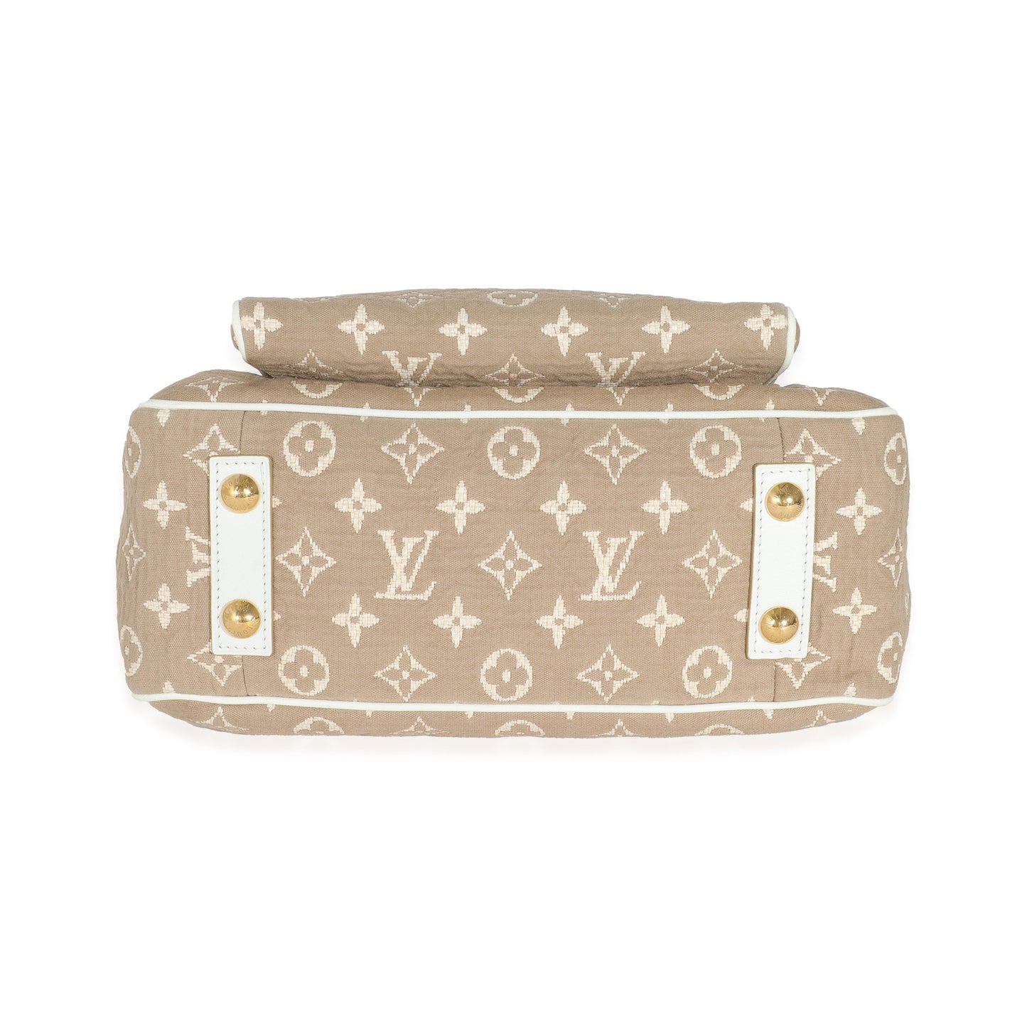Louis Vuitton Louis Vuitton Blanc Monogram Jacquard Sabbia Cabas MM