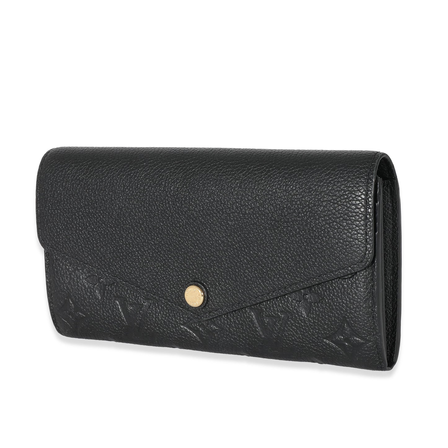 Louis Vuitton Louis Vuitton Black Empreinte Sarah Wallet