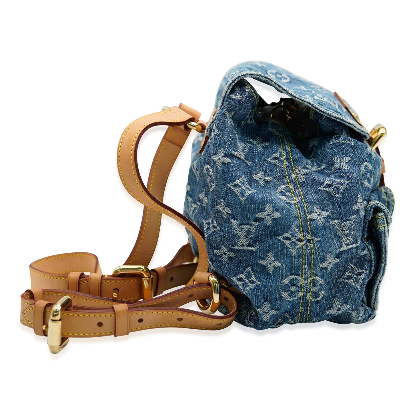 Louis Vuitton Louis Vuitton Blue Monogram Denim Sac a Dos PM