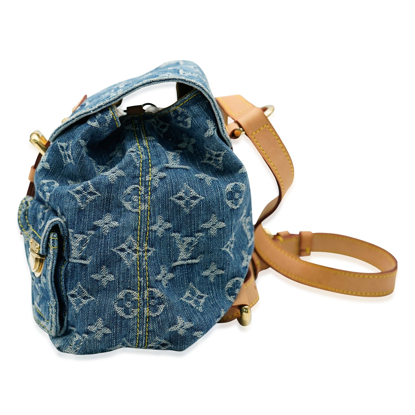 Louis Vuitton Louis Vuitton Blue Monogram Denim Sac a Dos PM