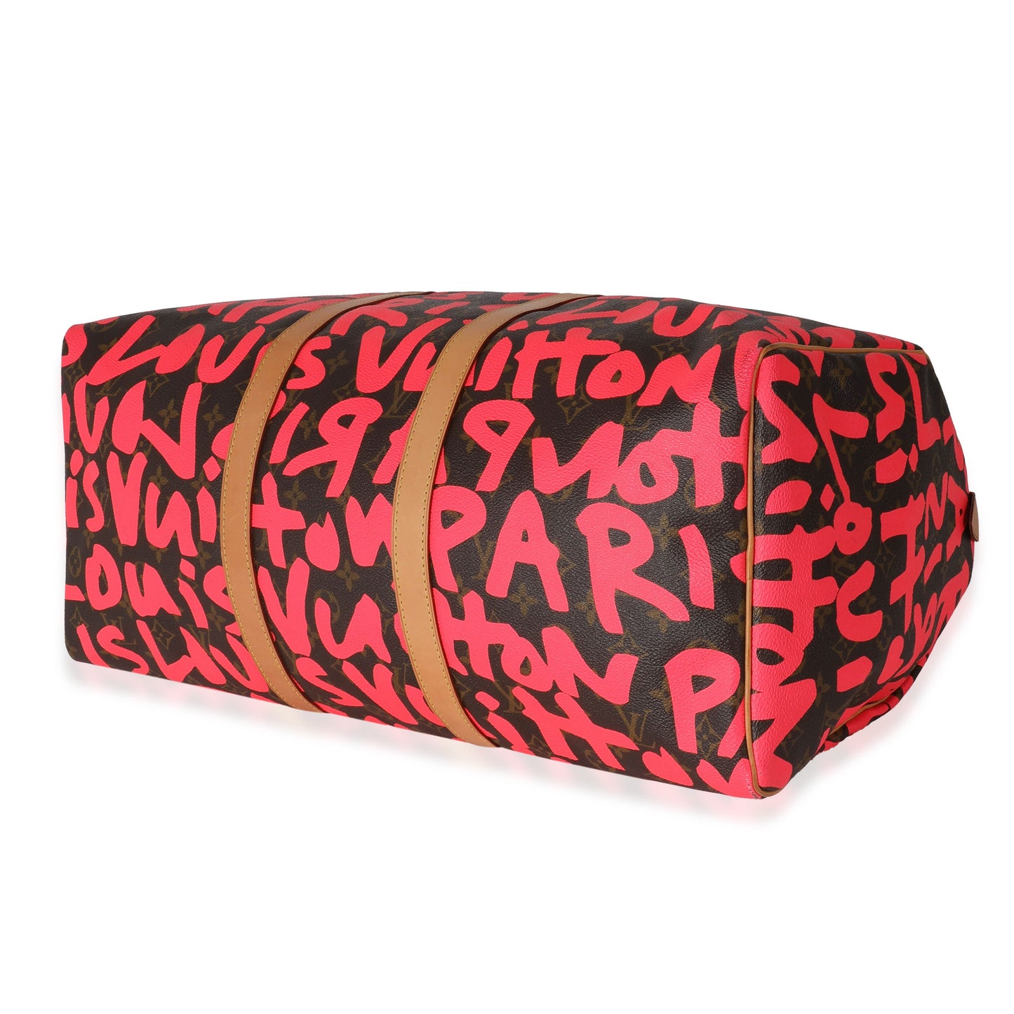 Louis Vuitton Louis Vuitton x Stephen Sprouse Pink Monogram Graffiti Keepall 50