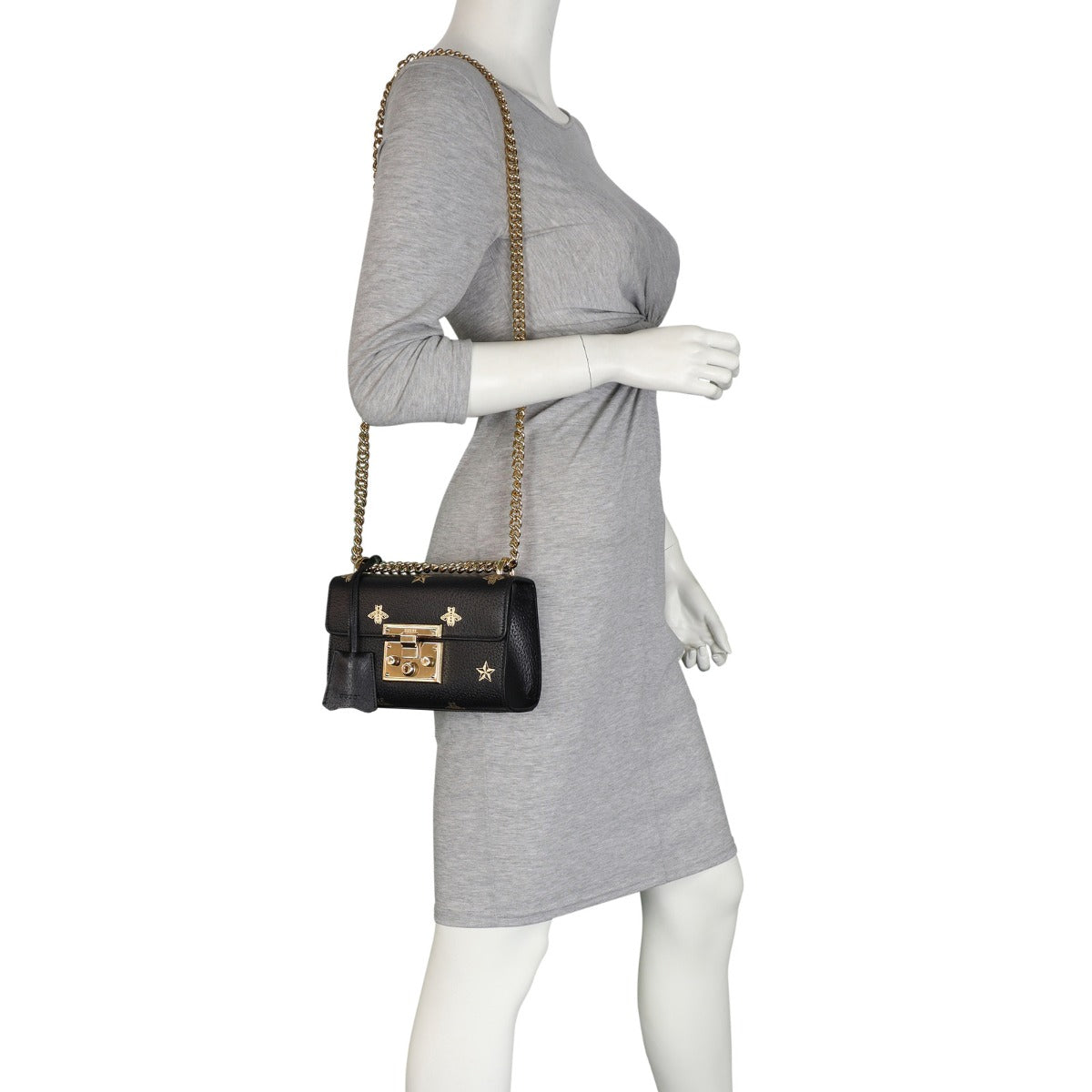 Gucci Padlock Bee Star Small Shoulder Bag
