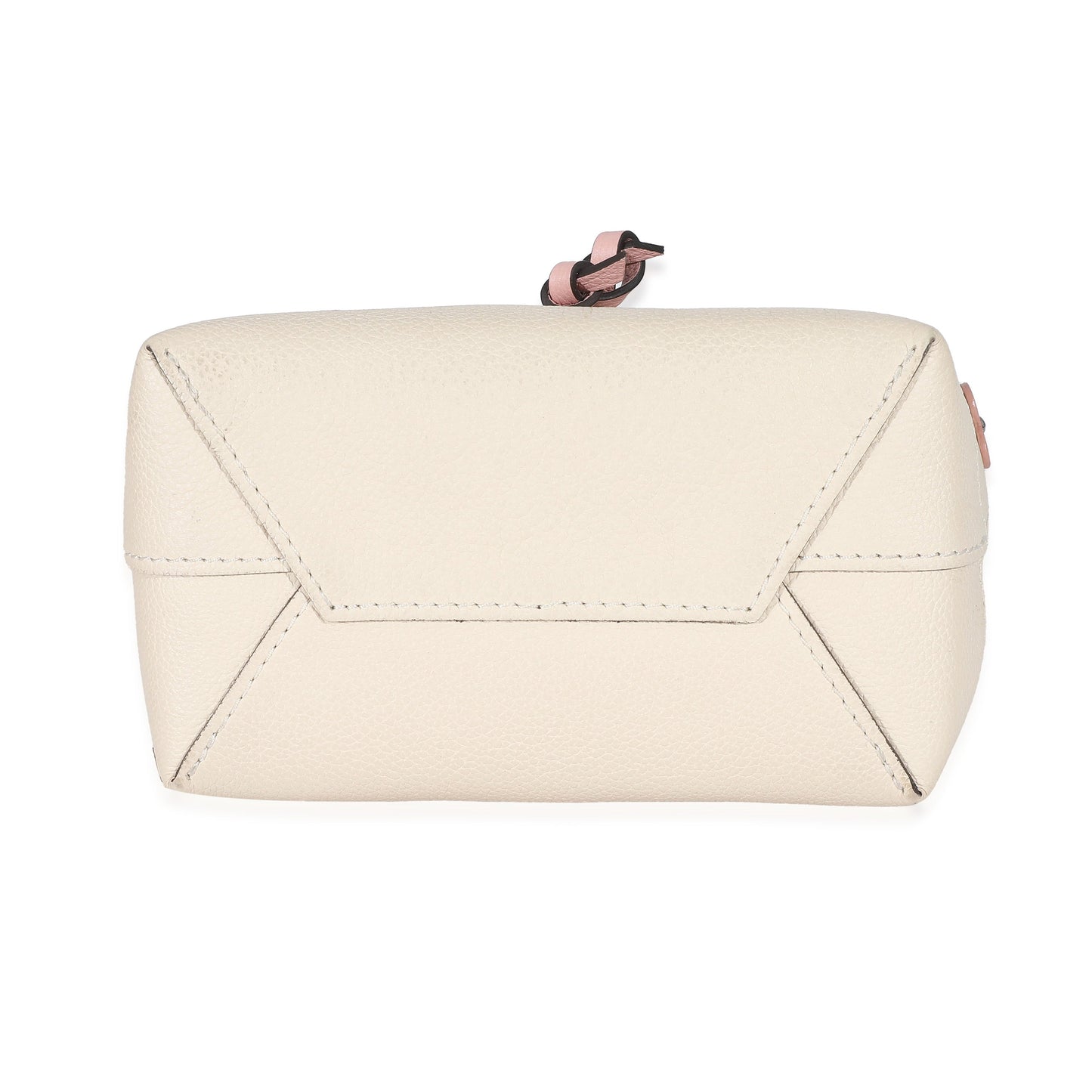 Louis Vuitton Louis Vuitton Creme Calfskin Mechanical Flower Lockme Mini Backpack