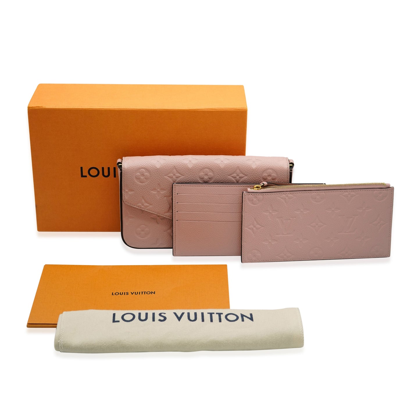 Louis Vuitton Louis Vuitton Rose Poudre Monogram Empreinte Félicie Pochette
