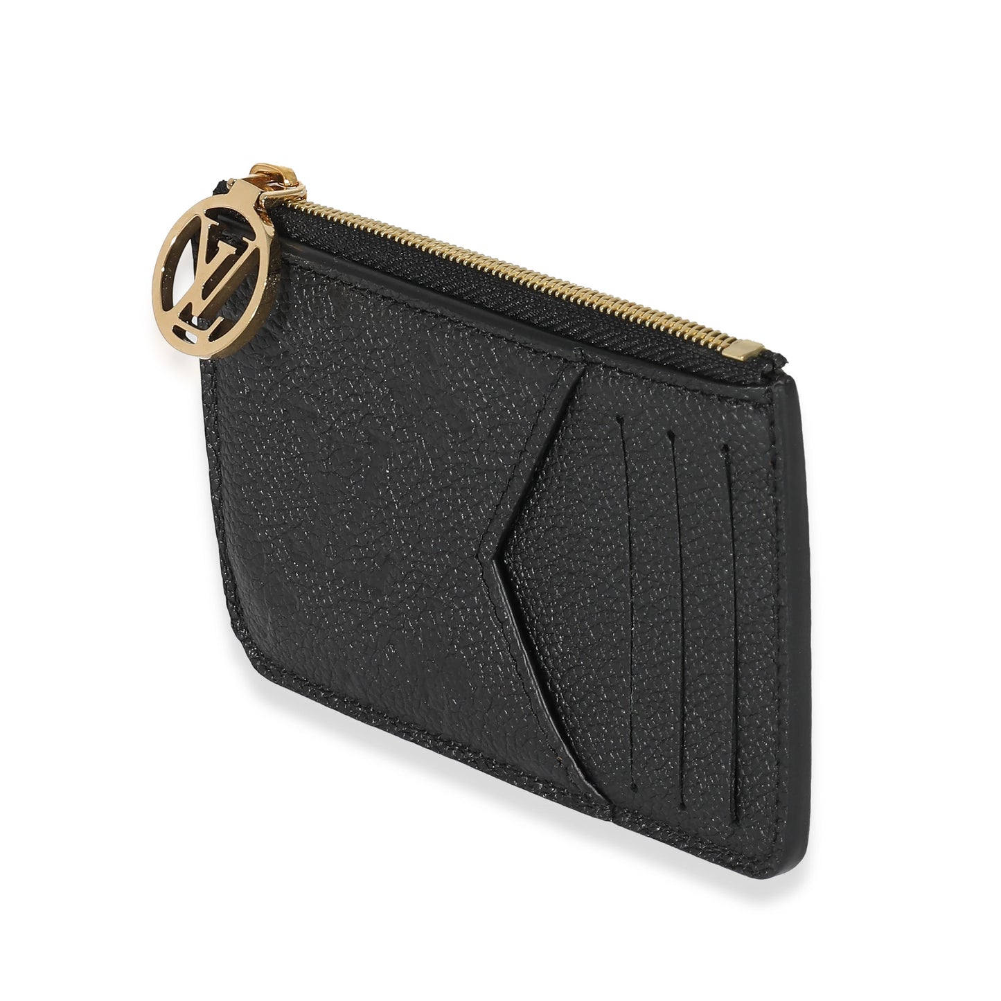 Louis Vuitton Louis Vuitton Black Empreinte Romy Card Holder