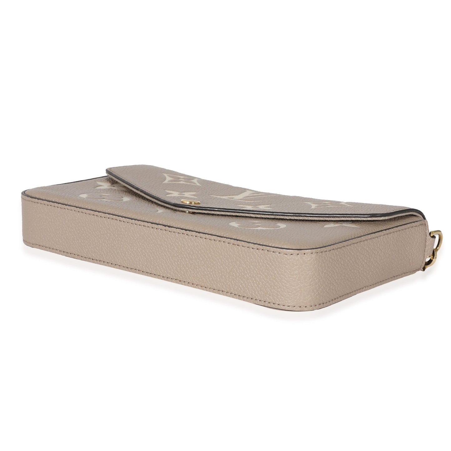 Louis Vuitton Louis Vuitton Tourterelle Creme Empreinte Monogram Giant Félicie Pochette