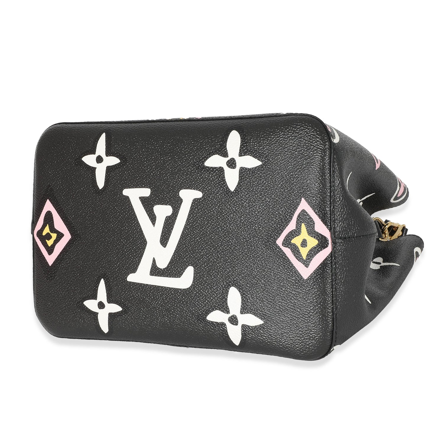 Louis Vuitton Louis Vuitton Black Monogram Giant Wild At Heart Canvas NéoNoé MM