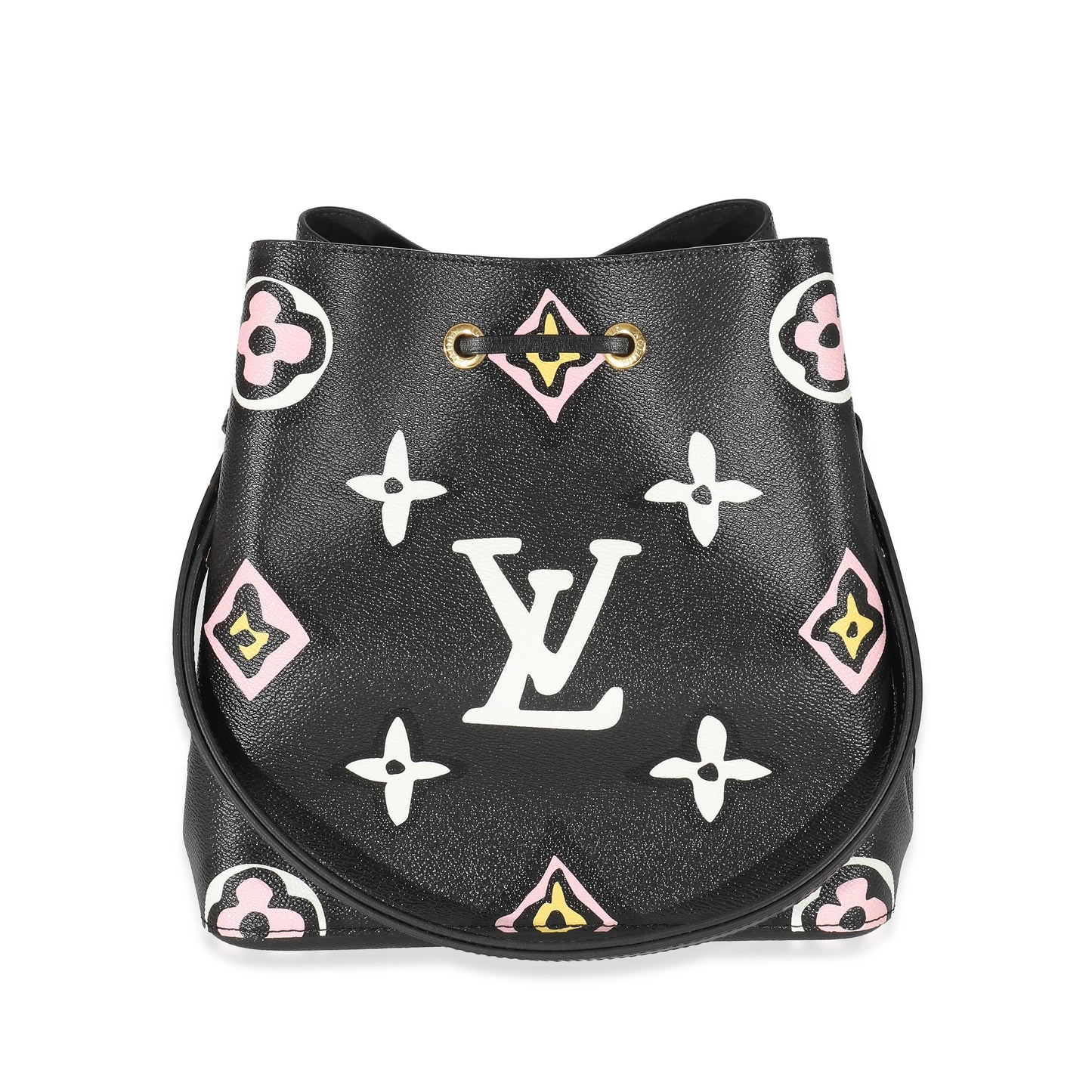 Louis Vuitton Louis Vuitton Black Monogram Giant Wild At Heart Canvas NéoNoé MM