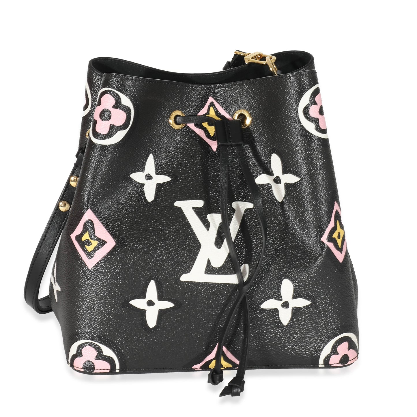 Louis Vuitton Louis Vuitton Black Monogram Giant Wild At Heart Canvas NéoNoé MM