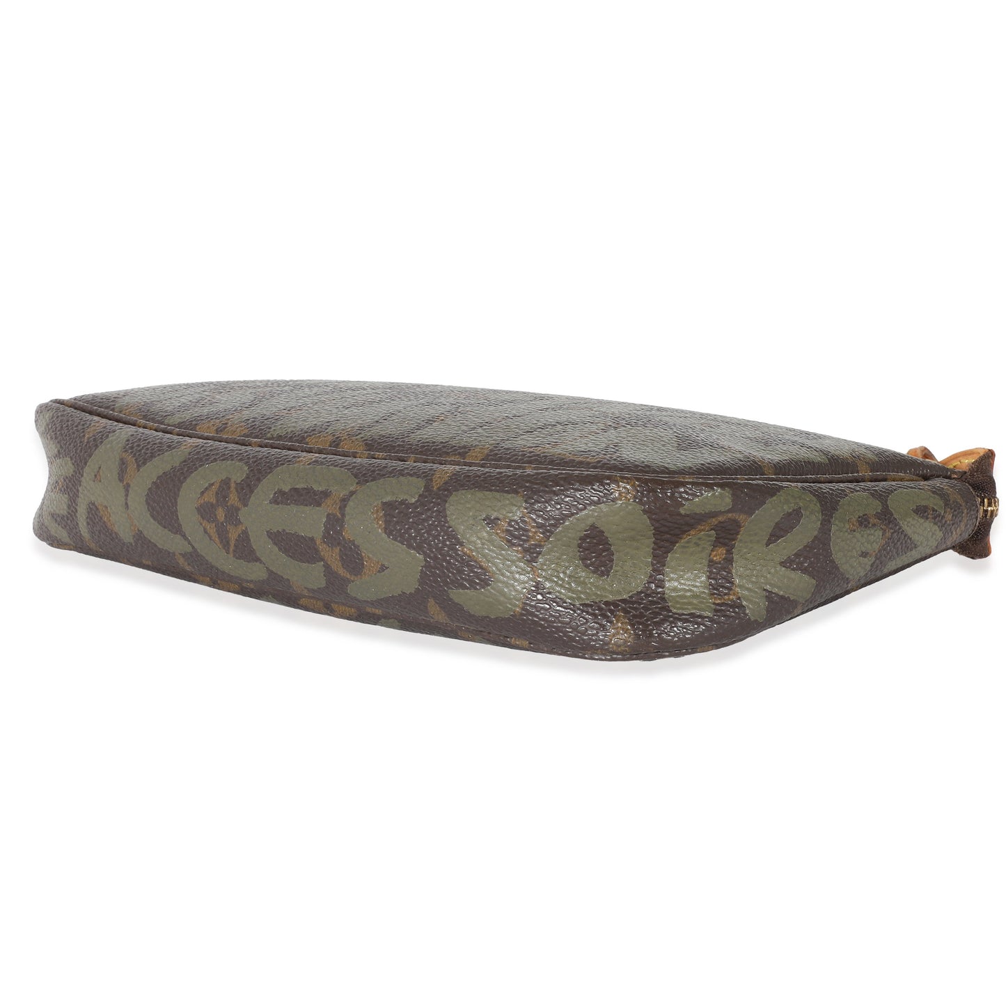 Louis Vuitton Louis Vuitton x Stephen Sprouse Kaki Monogram Graffiti Canvas Pochette Accessoir