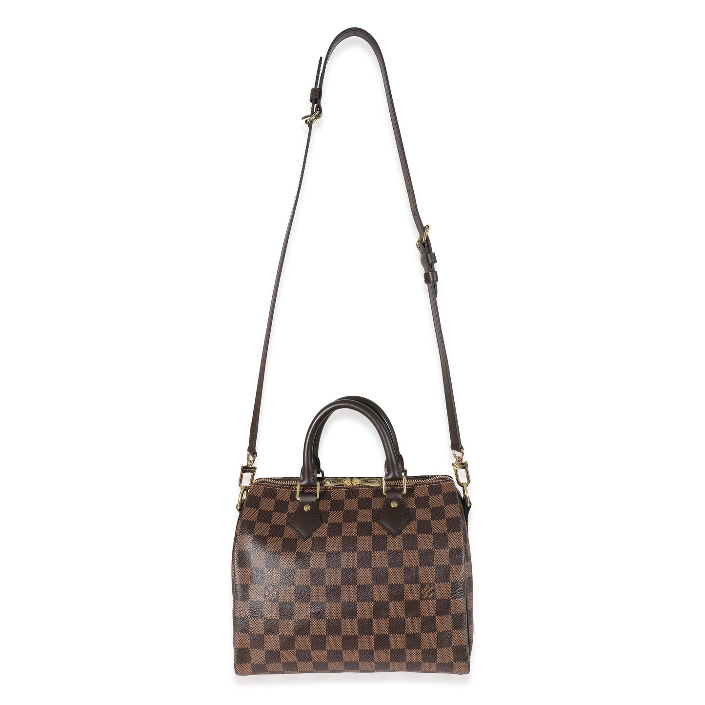 Louis Vuitton Louis Vuitton Damier Ebene Canvas Speedy Bandoulière 25