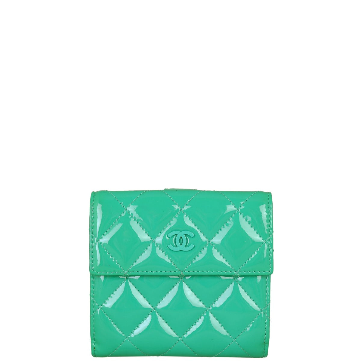 Chanel CC Compact Wallet Patent