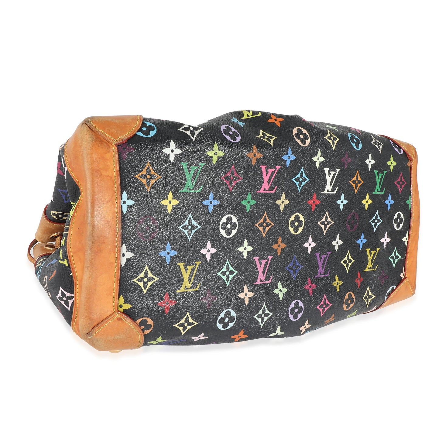 Louis Vuitton Louis Vuitton x Takashi Murakami Black Monogram Multicolore Canvas Ursula