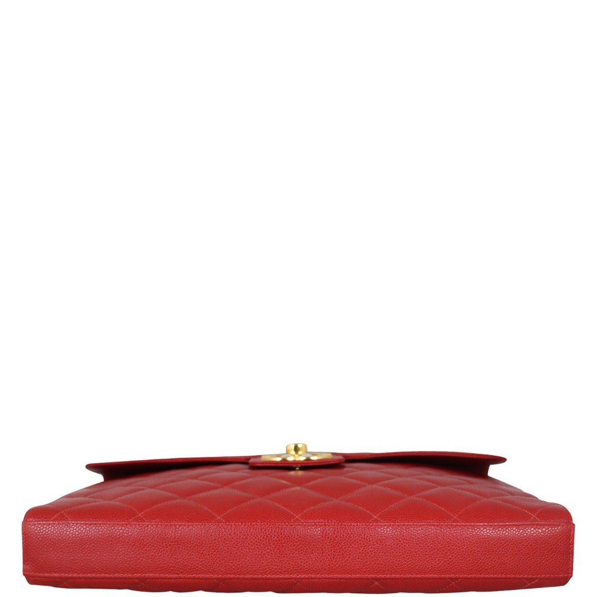 Chanel CC Quilted Briefcase | Red
