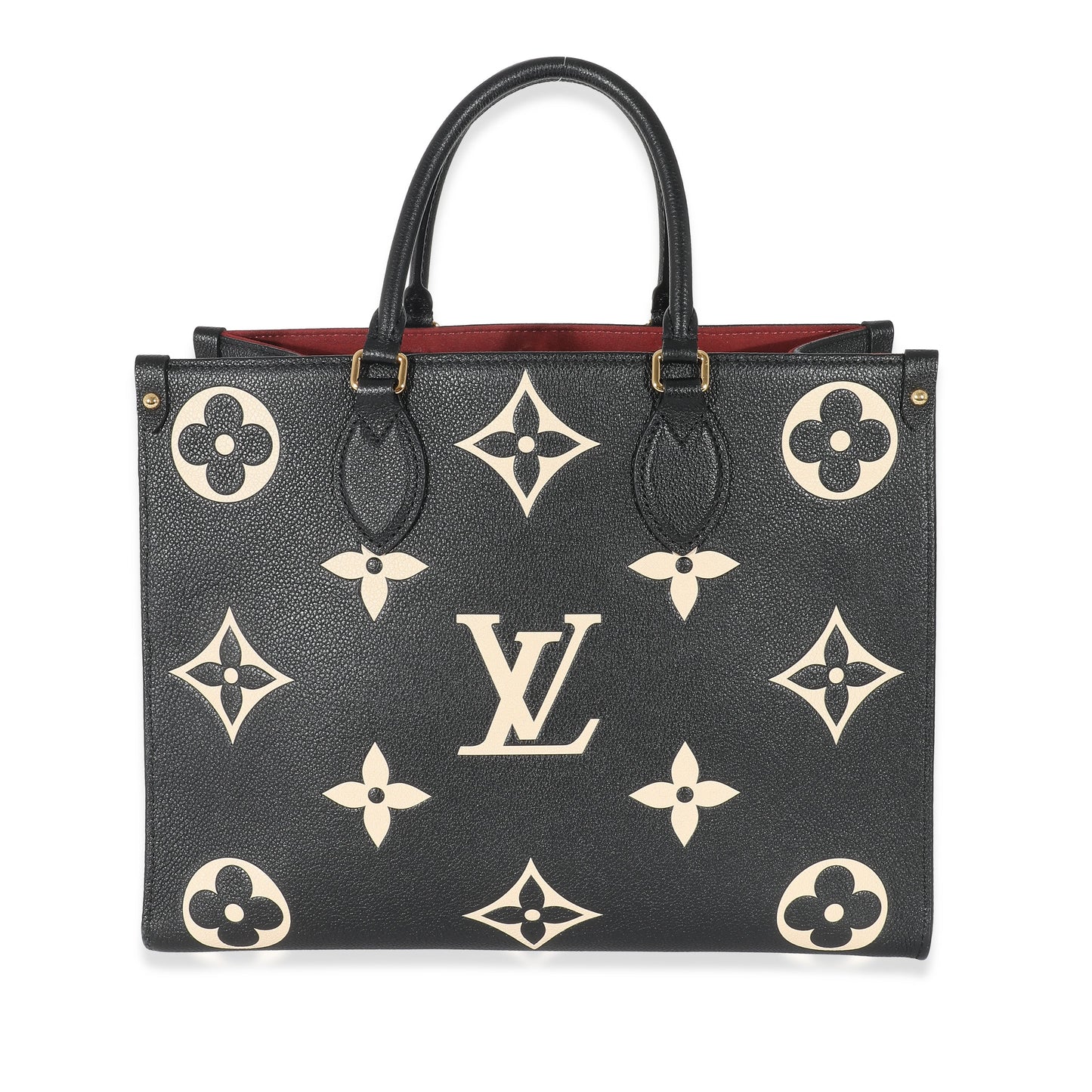 Louis Vuitton Louis Vuitton Black Beige Monogram Empreinte Onthego MM