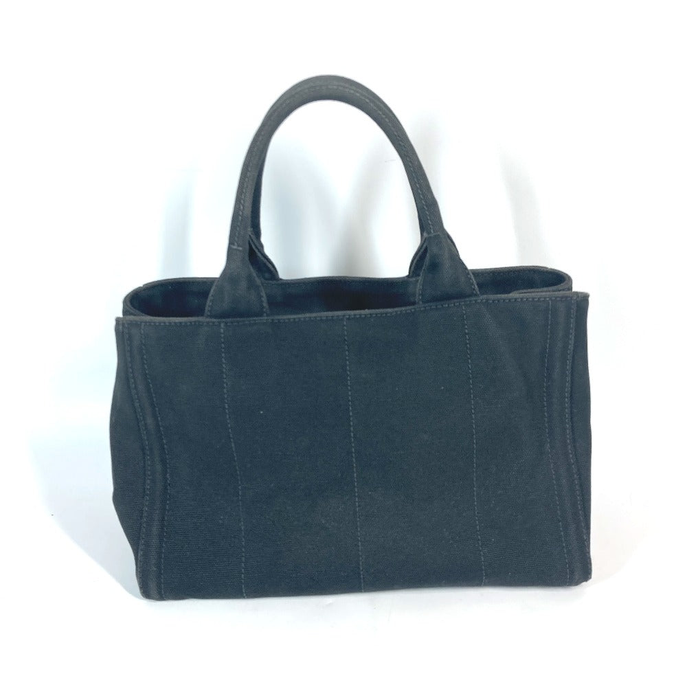 PRADA Tote Bag 1BG439 canvas black Crossbody Canapa S with Stones Women