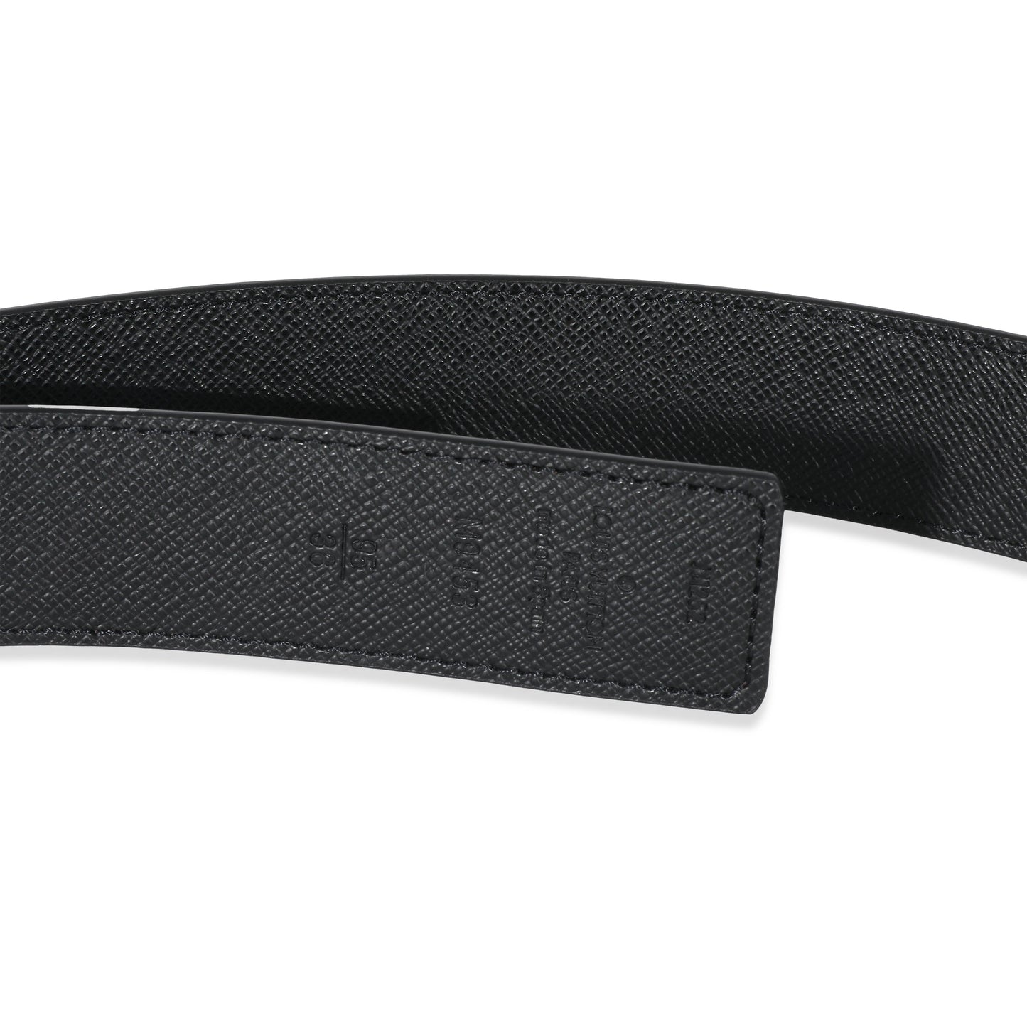 Louis Vuitton Louis Vuitton Monogram Canvas LV Initiales 30mm Reversible Belt 95