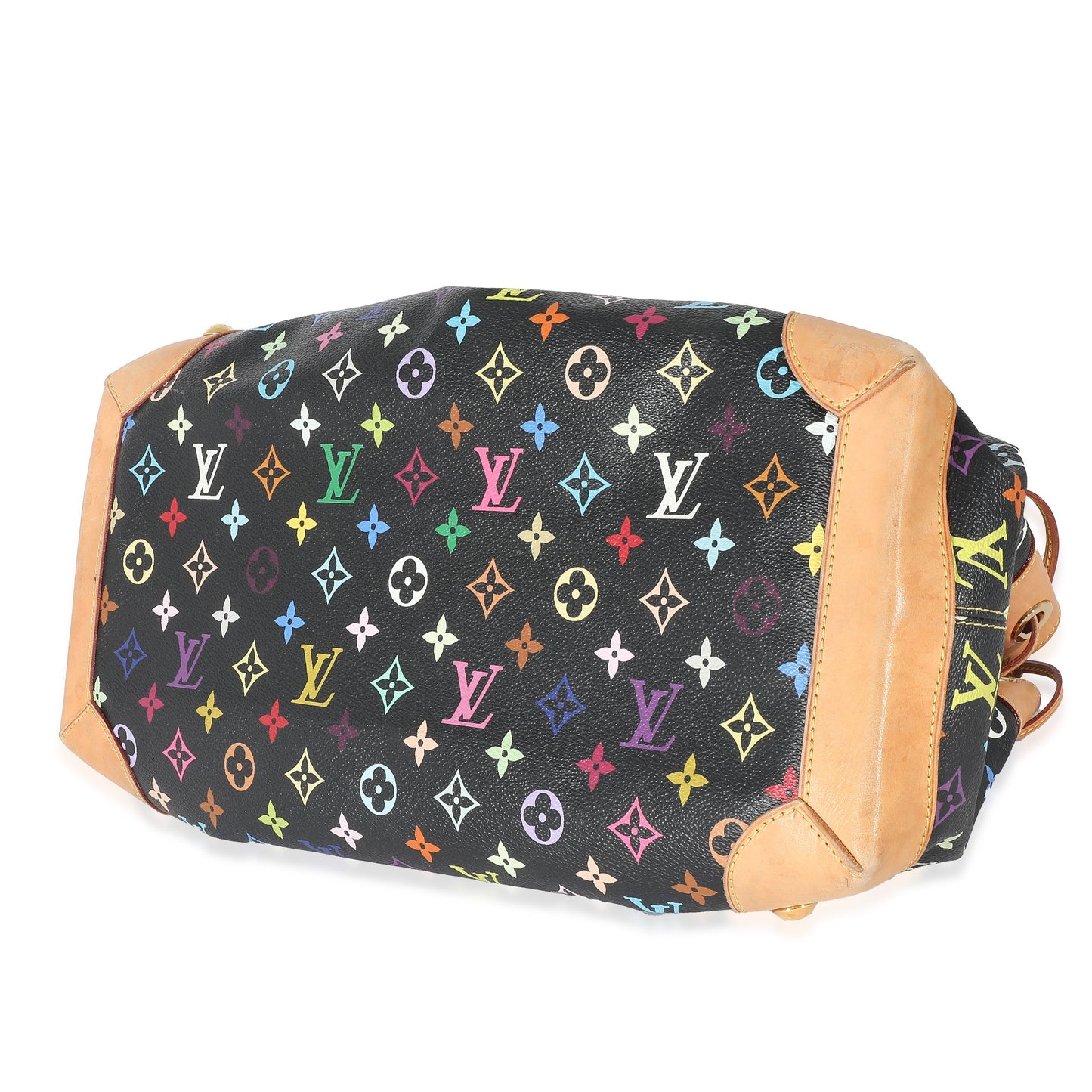 Louis Vuitton Louis Vuitton Black Monogram Multicolor Canvas Ursula GM