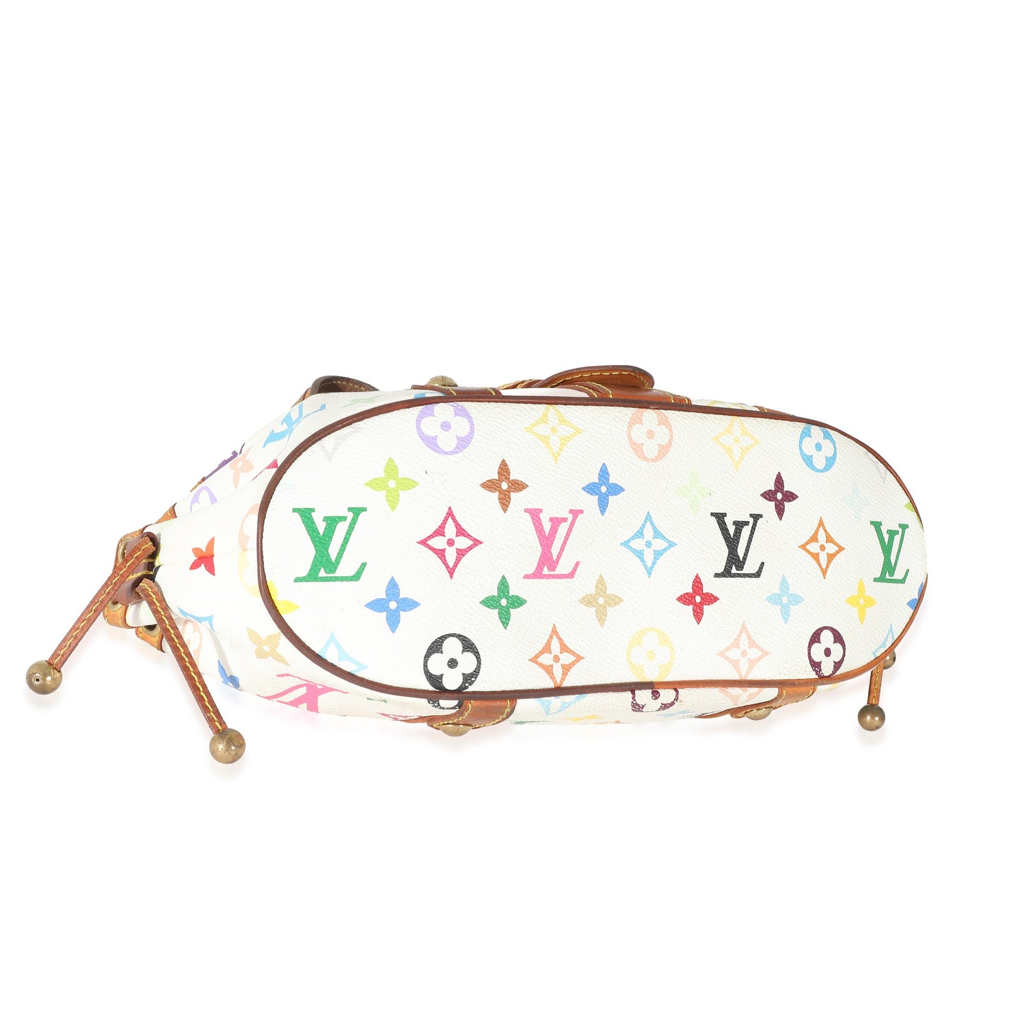Louis Vuitton Louis Vuitton White Multicolore Monogram Canvas Theda PM