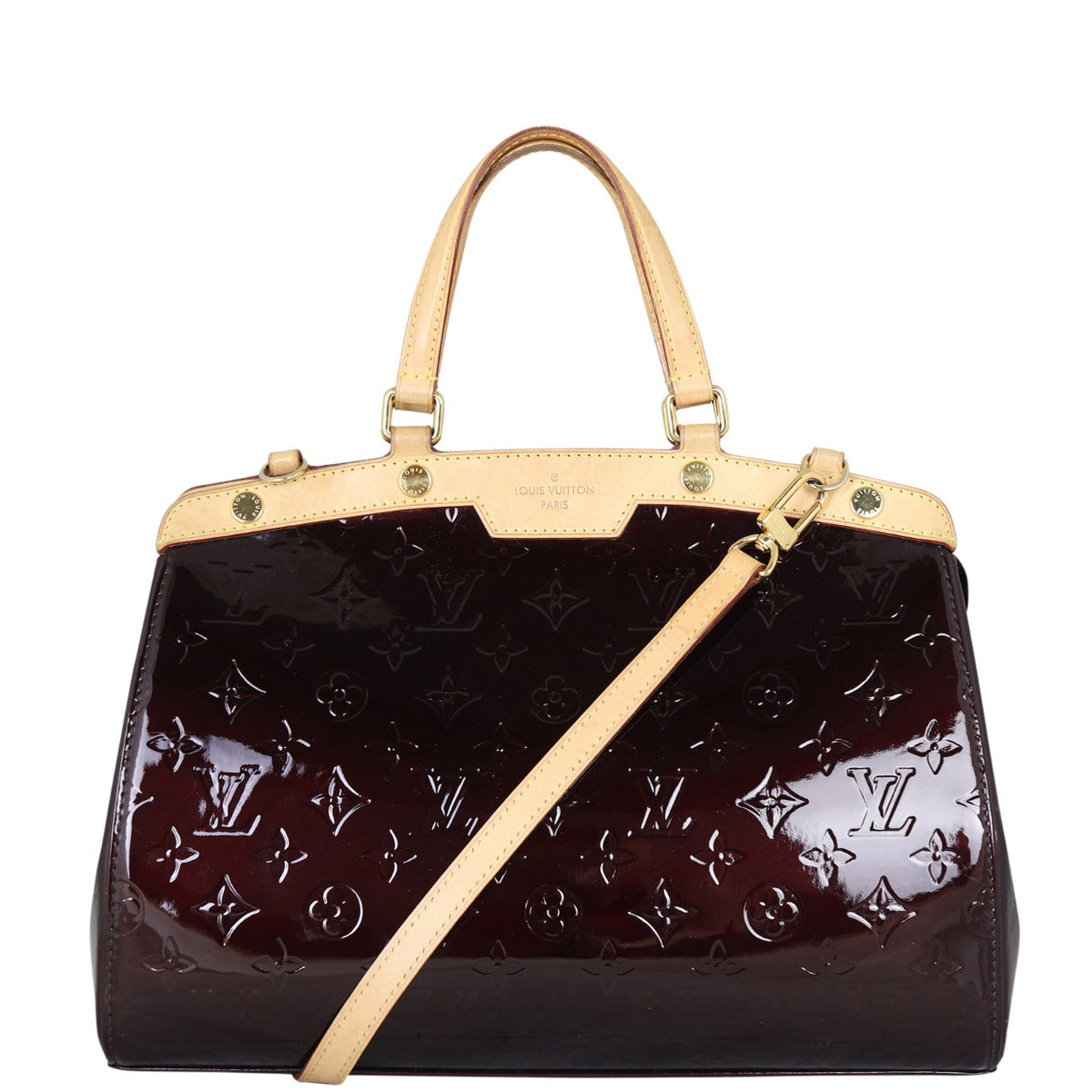 Louis Vuitton Brea MM Monogram Vernis
