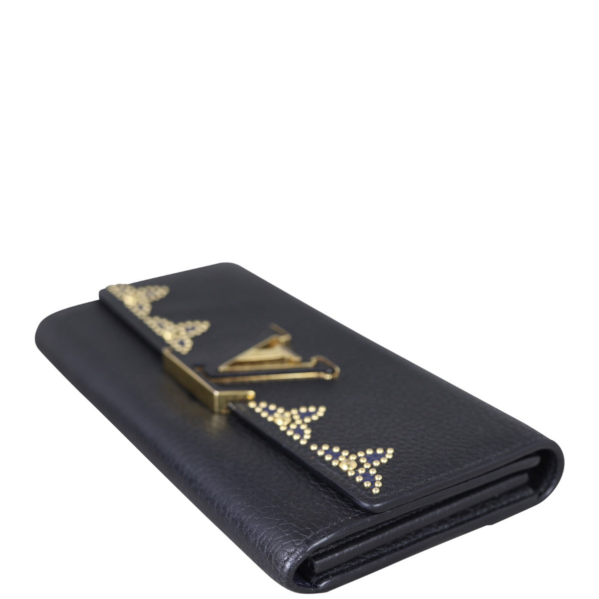 Louis Vuitton Capucines Taurillon Flower Wallet