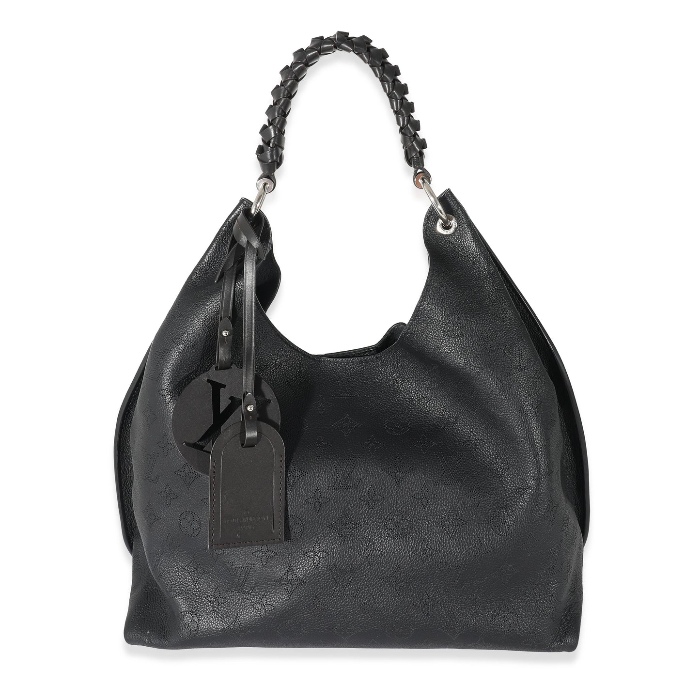 Louis Vuitton Louis Vuitton Black Monogram Mahina Carmel Hobo