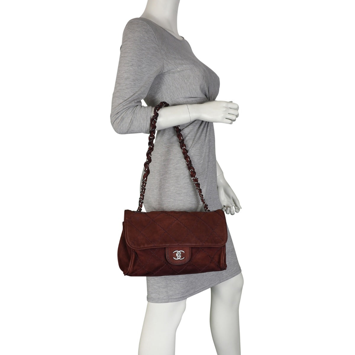 Chanel Ultimate Stitch Suede Flap Bag