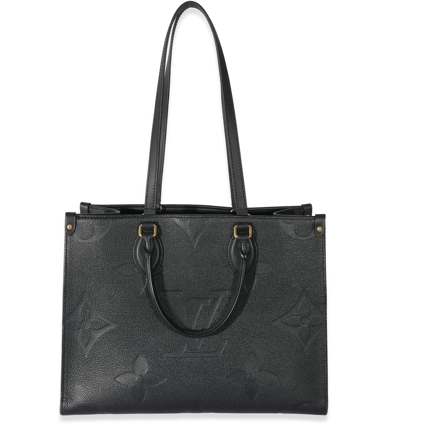 Louis Vuitton Louis Vuitton Black Monogram Empreinte Giant Onthego MM 