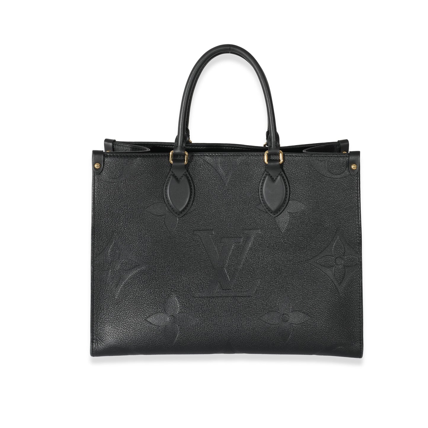 Louis Vuitton Louis Vuitton Black Monogram Empreinte Giant Onthego MM 