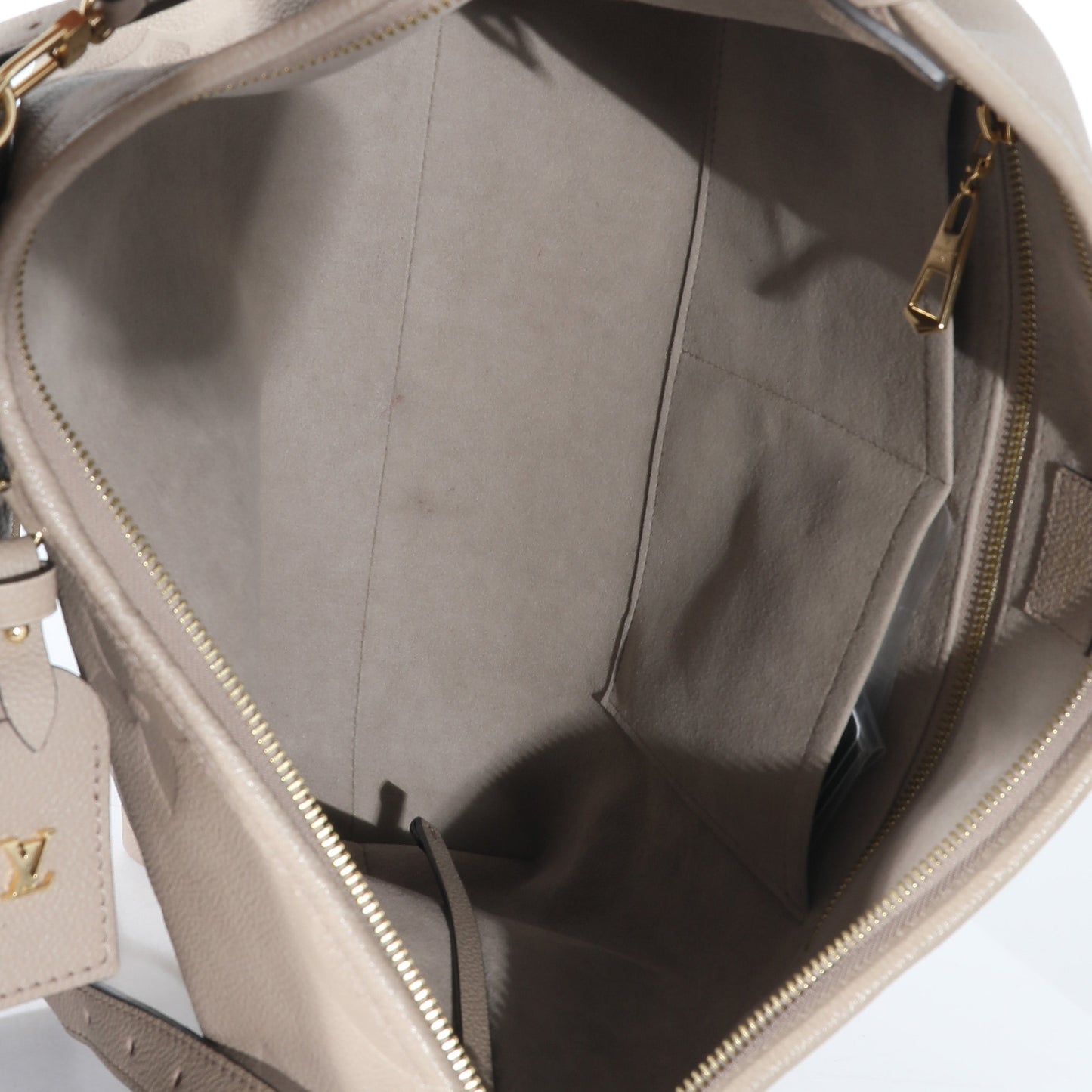 Louis Vuitton Louis Vuitton Turtledove Monogram Empreinte CarryAll MM