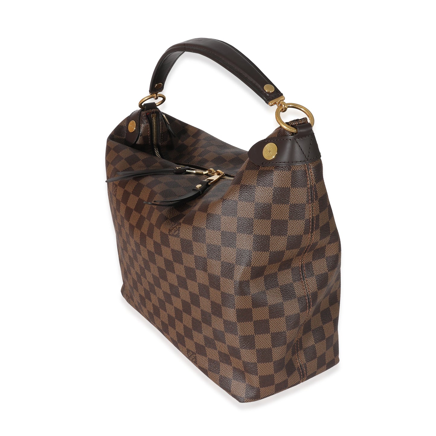 Louis Vuitton Louis Vuitton Damier Ebene Canvas Duomo Hobo