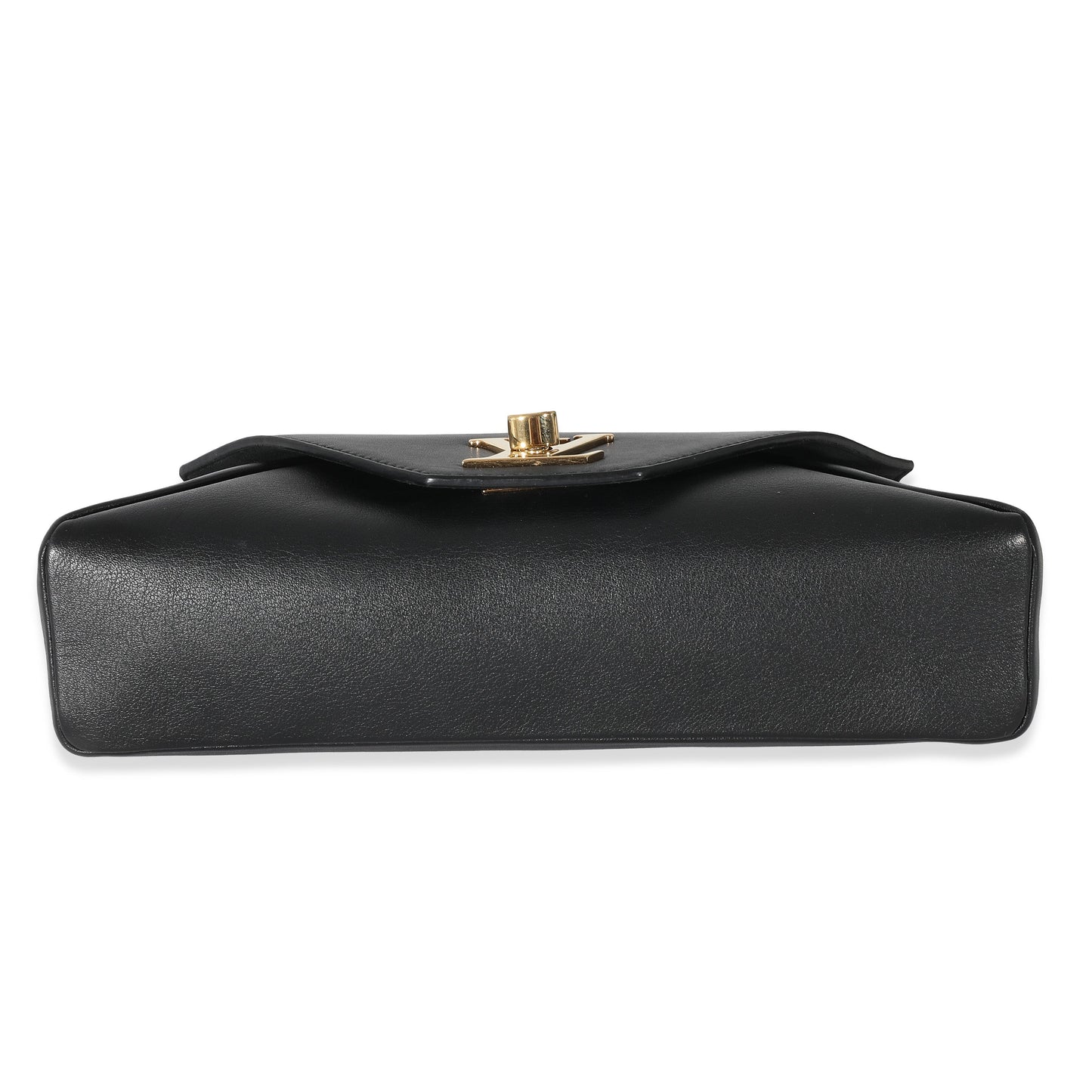 Louis Vuitton Louis Vuitton Black Calfskin Love Note Chain Clutch 
