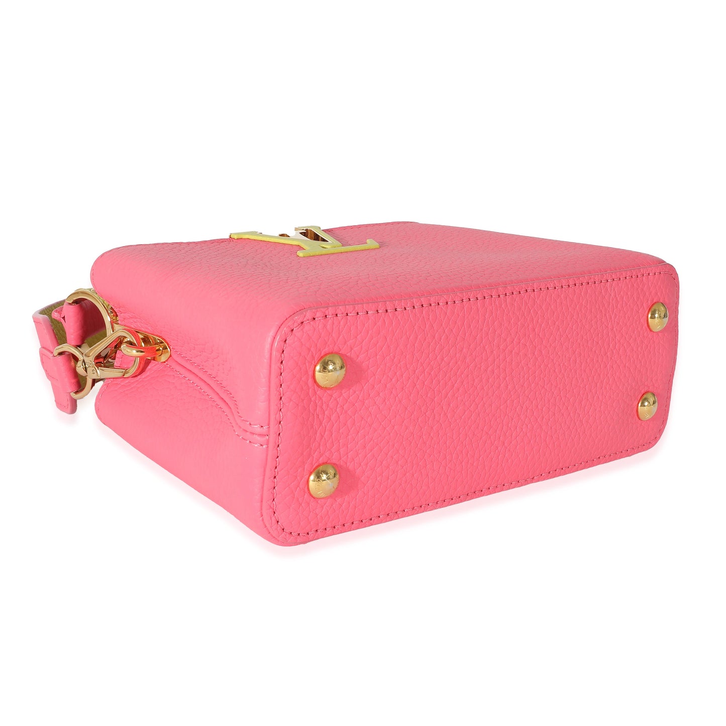 Louis Vuitton Louis Vuitton Dragonfruit Cedrat Taurillon Mini Capucines