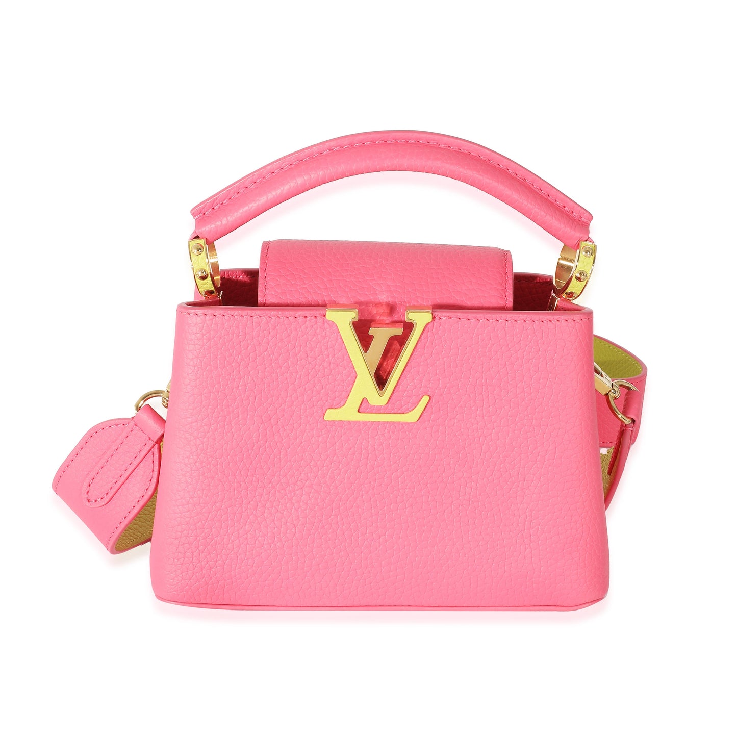 Louis Vuitton Louis Vuitton Dragonfruit Cedrat Taurillon Mini Capucines