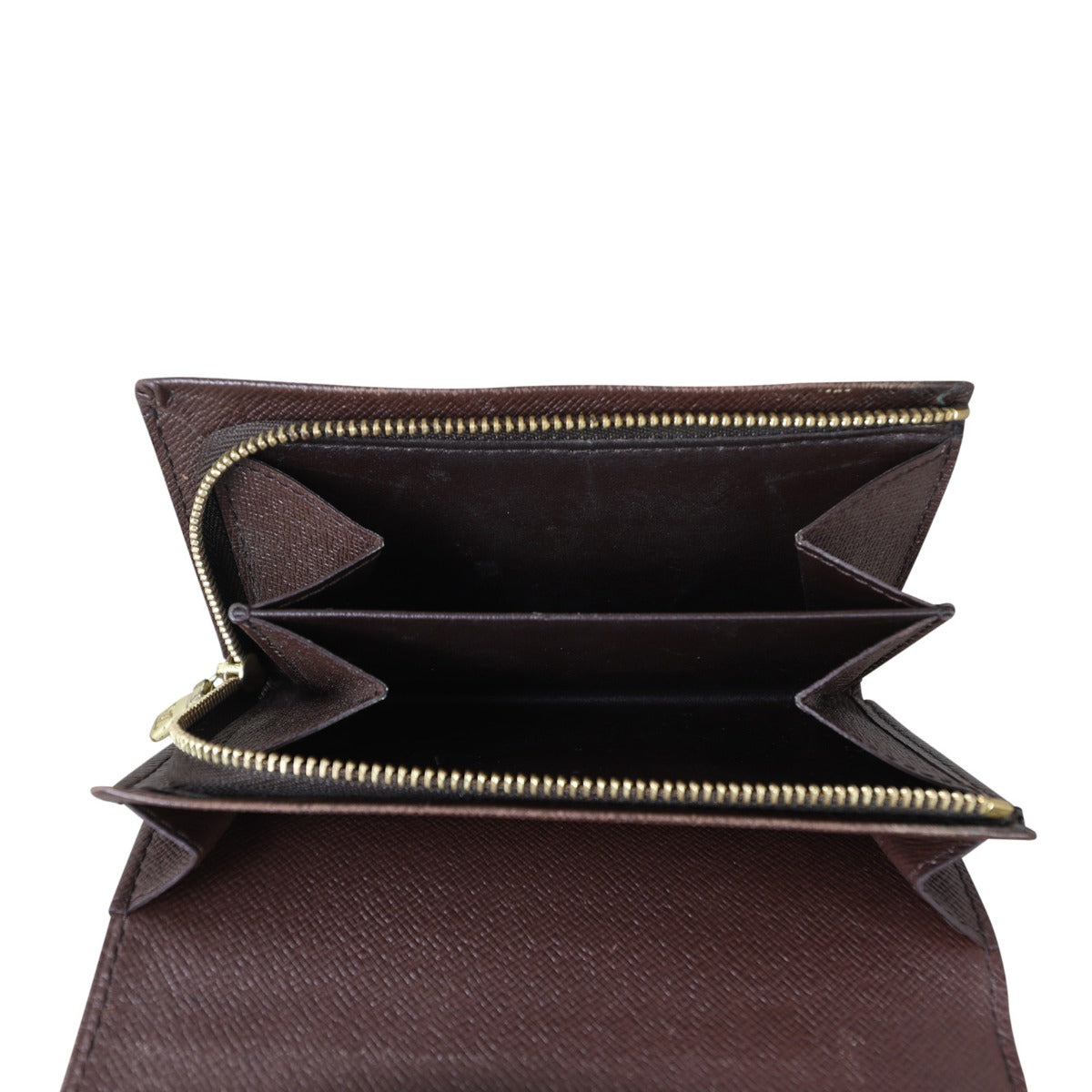 Louis Vuitton Porte Monnaie Tresor Wallet Damier Ebene