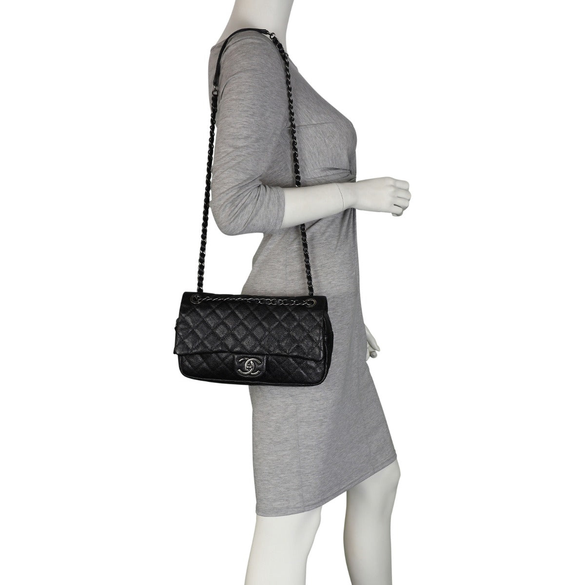 Chanel Easy Flap Bag Medium | 18 Series