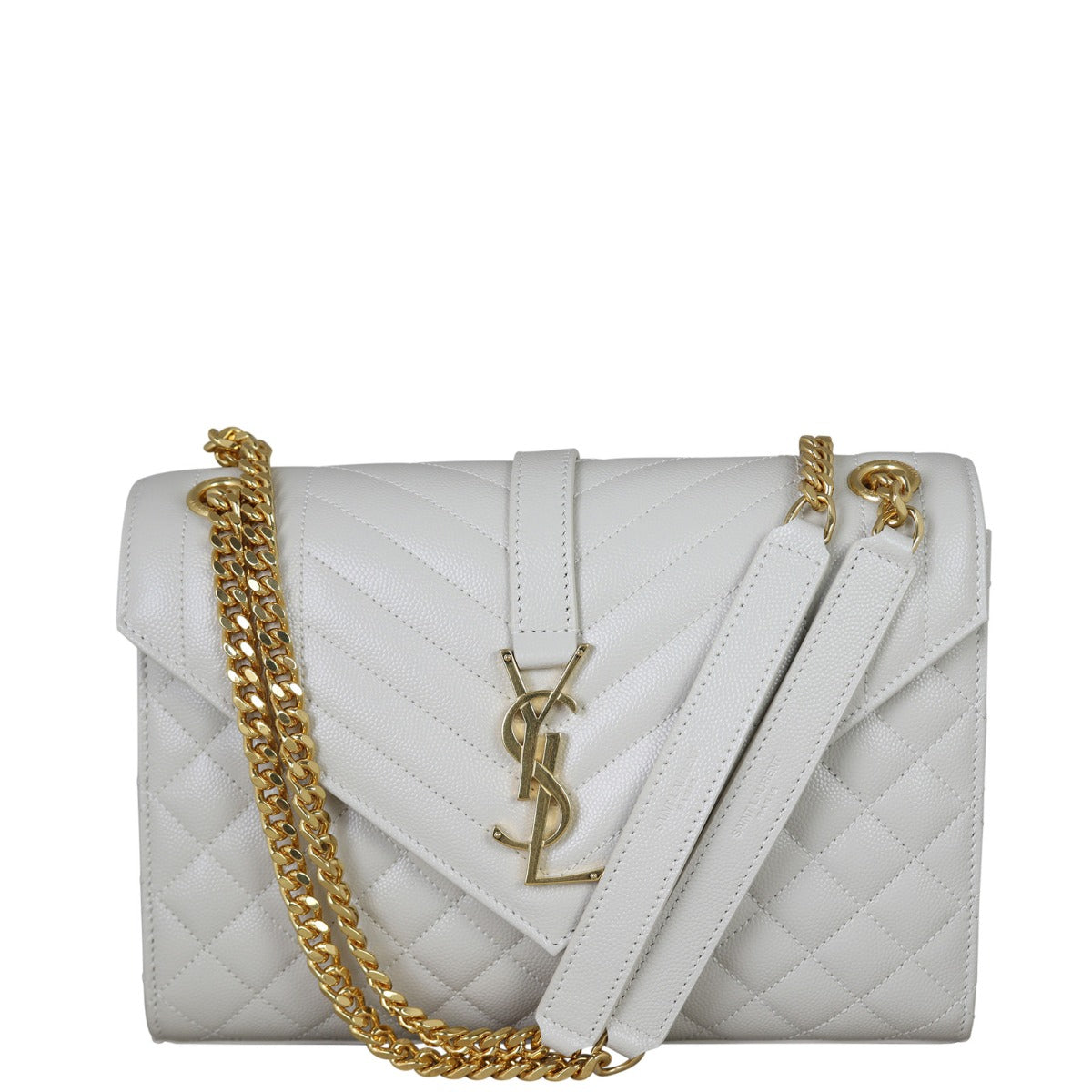 Saint Laurent Monogram Mix Matelasse Envelope Chain Bag Medium